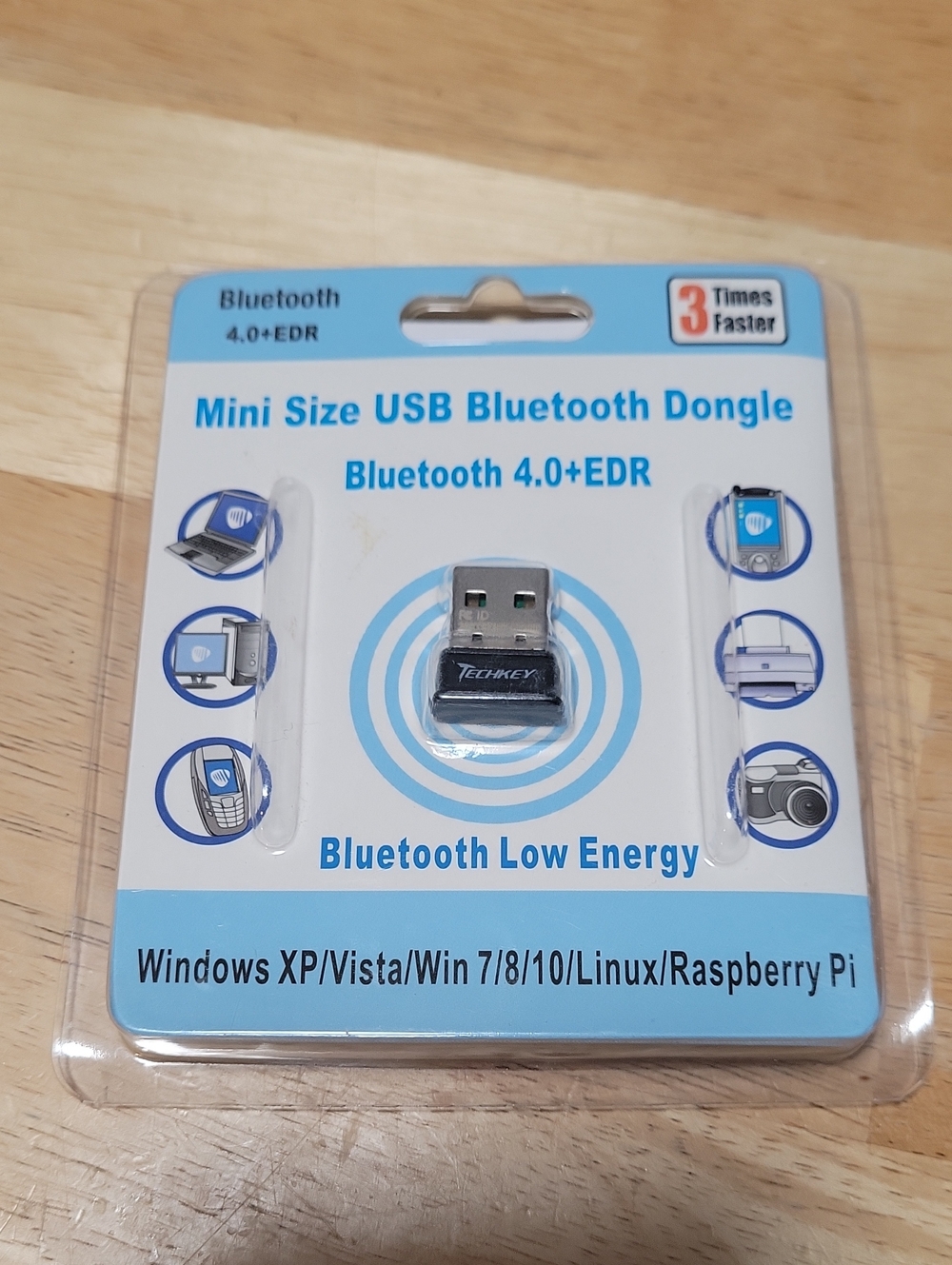 Mini USB Bluetooth Dongle 4.0+EDR - Silver